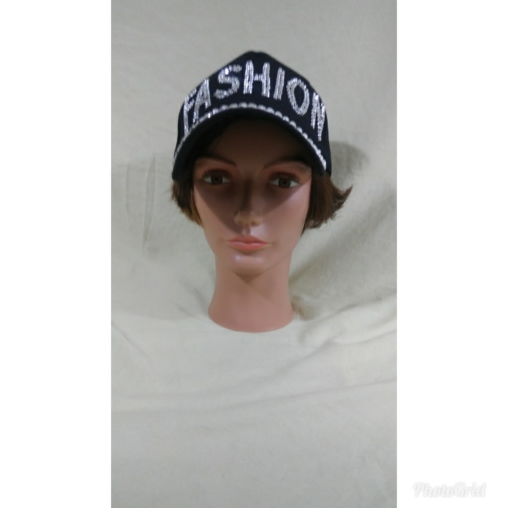 Women Bling Rhinestone Hat - Picture 2 of 5